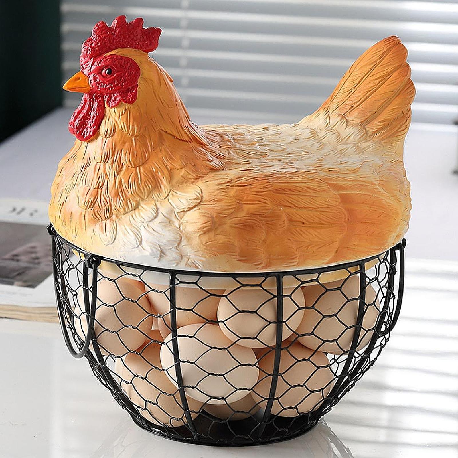 Food Snacks Basket - ふた付き卵バスケット,キッチン用品,ポータブル,装飾,クリエイティブ,果物,野菜,カウンタートップ,家庭用品,スナック
