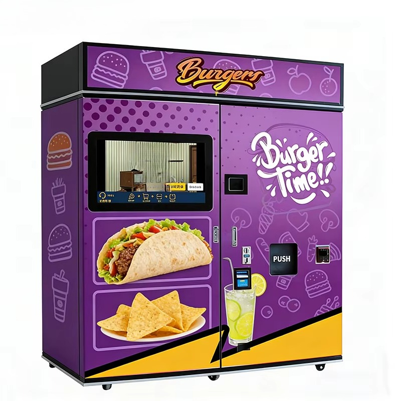 Food Snack - カスタマイズ可能なファストフード自動販売機、電子レンジ、SDK、朝食、昼食、深夜のおやつ用ハンバーガー