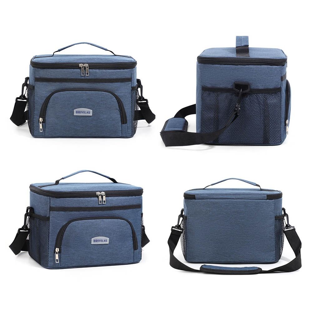 ポータブル大容量ショルダーランチバッグ 25L ジッパー付き - Food Z のレビューと価格