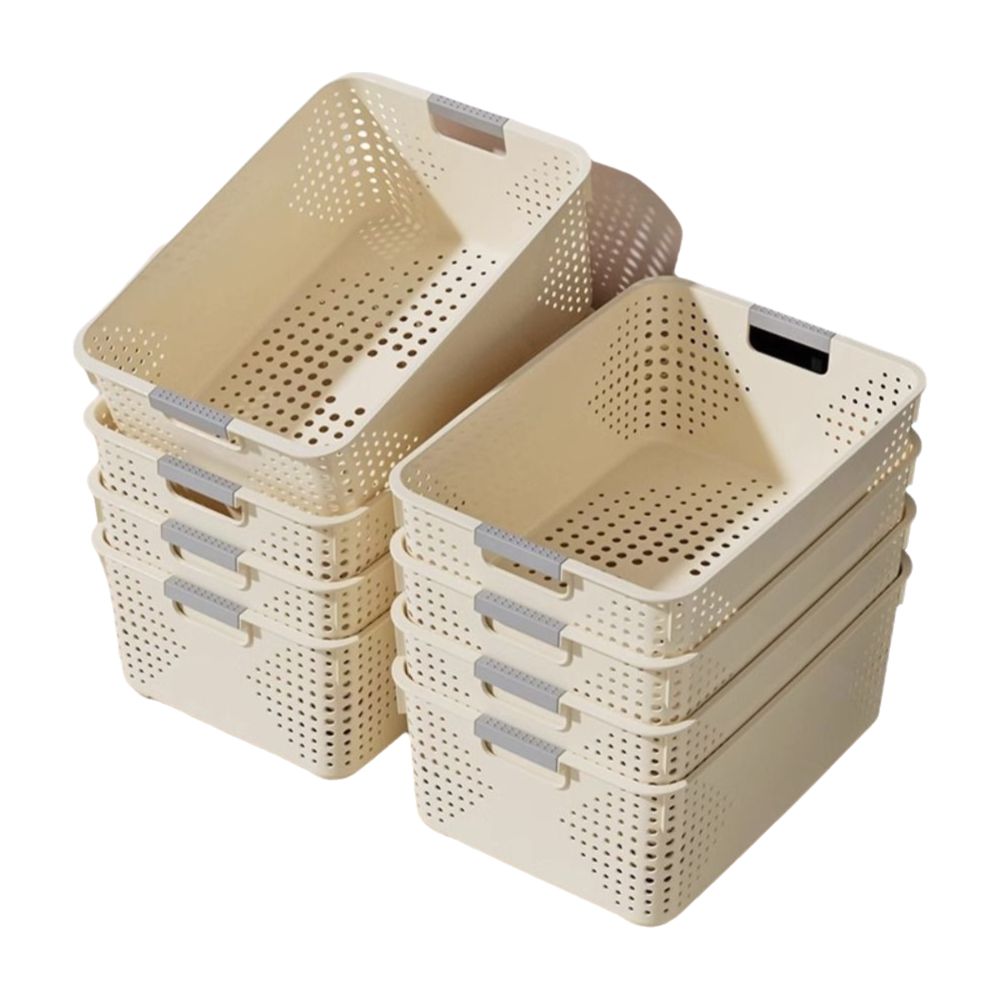 耐久性のあるプラスチック製の収納バスケット 中空デザイン 積 - Food Snacks Basket のレビューと価格