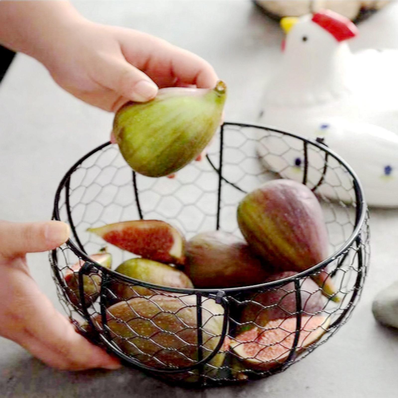 金属製の卵収納バスケット、スナックやフルーツ用のバスケット、 - Food Snacks Basket のレビューと価格