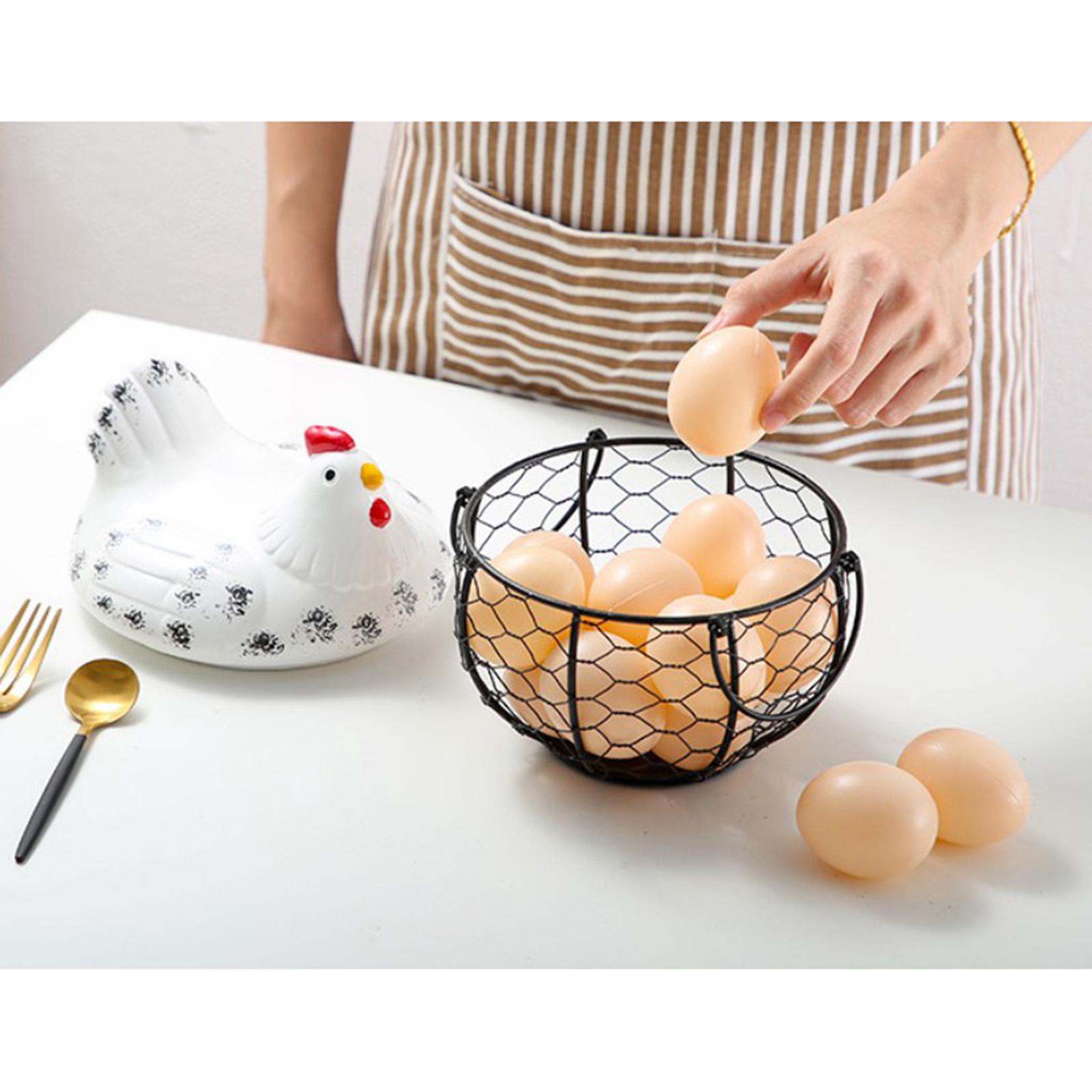 金属製の卵収納バスケット、スナックやフルーツ用のバスケット、 - Food Snacks Basket のレビューと価格