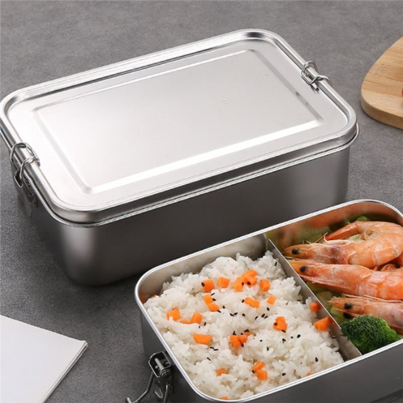 AEE2-ステンレス製弁当箱金属製ランチボックス食品保存容器 - Food Snacks For School のレビューと価格