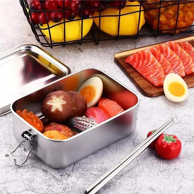 AEE2-ステンレス製弁当箱金属製ランチボックス食品保存容器 - Food Snacks For School のレビューと価格