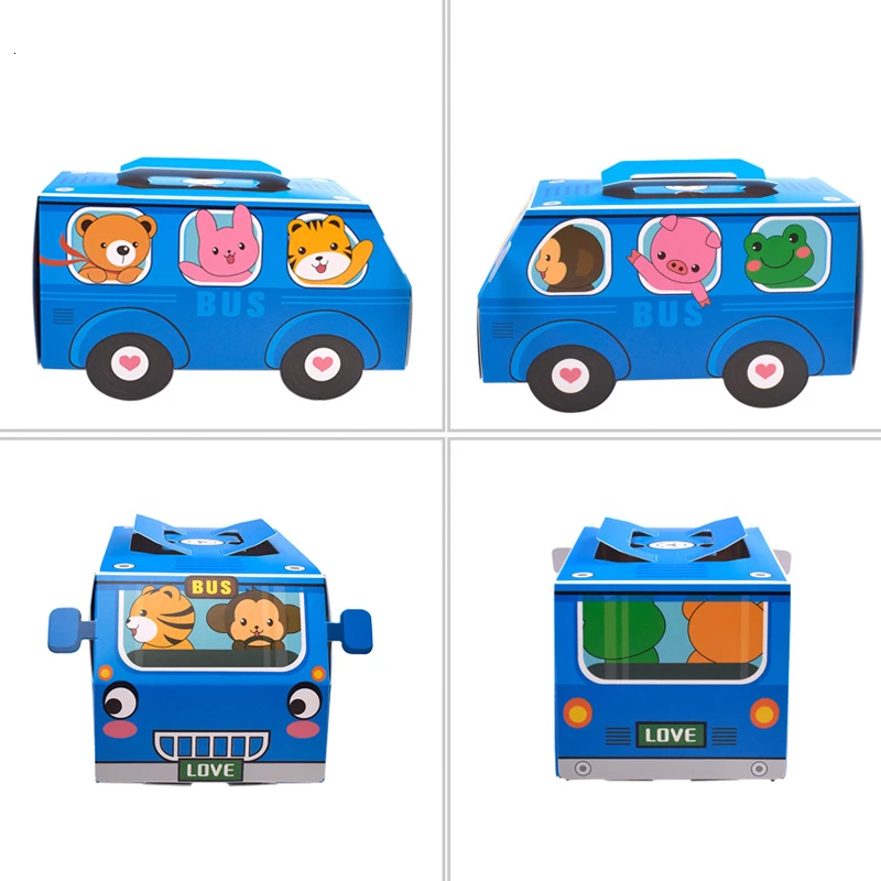 6個入りギフトボックス包装ハンドルケーキギフトボックス、クッ - Food Snacks For School のレビューと価格