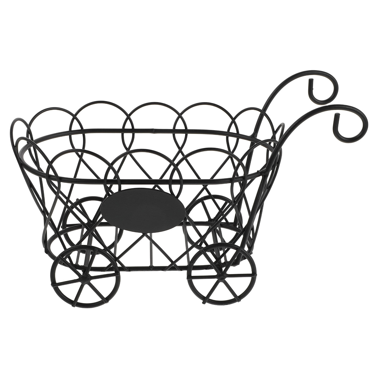 フライドポテトバスケットクレードルカート型ブラック合金スナッ - Food Snacks Basket のレビューと価格