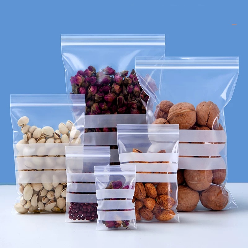 200枚入りPE透明プラスチック製ジップロック包装袋DIYロ - Food Snacks For School のレビューと価格
