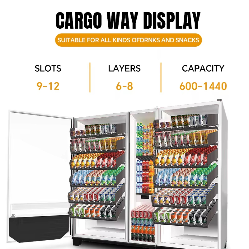 自動冷蔵飲料販売機スマート飲料スナック食品ディスペンサー商業 - Food Snack のレビューと価格