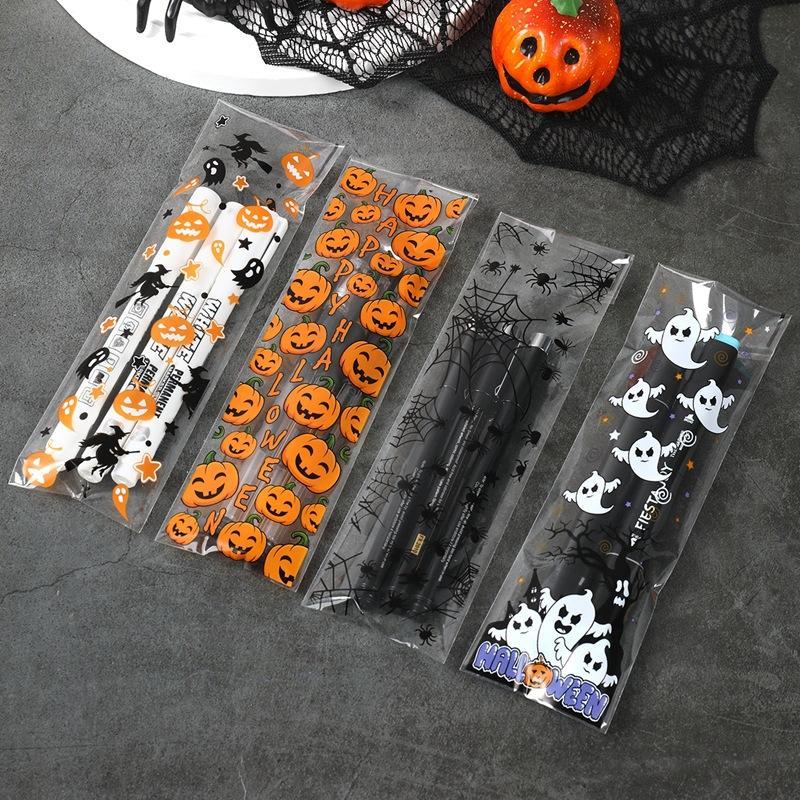50/100枚 ハロウィン用粘着性バッグ パンプキンとゴース - Food & Snacks Pdf のレビューと価格