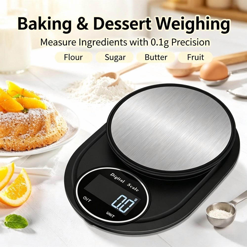 2KG 0.1g ミニポータブルデジタルキッチンスケール、丸 - Food & Snacks Pdf のレビューと価格