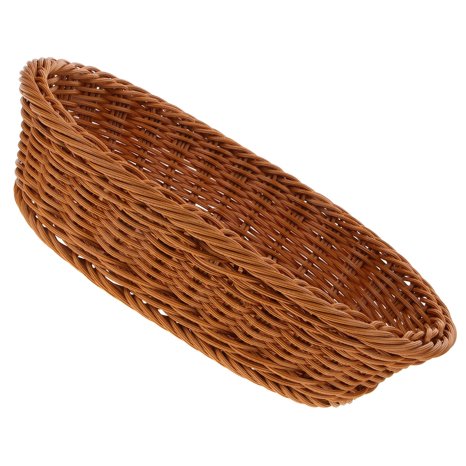 PP製フルーツバスケット、オーバル型の素朴な収納バスケット、 - Food Snacks Basket のレビューと価格