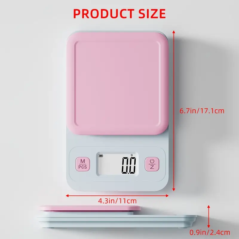 デジタルキッチンスケール、LCDディスプレイ付き、0。 1オ - Food Z のレビューと価格